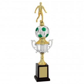 Troféu Futebol com bola 43cm