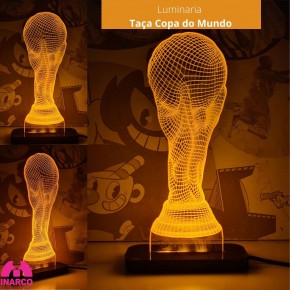 Luminária Taça Copa do Mundo